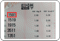 Winning Ticket Magnum 4D Consolation Prize - 25 June 2025